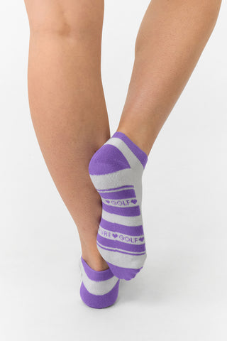 Trixie 3 Pack Ladies Trainer Socks - Lilac