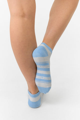 Trixie 3 Pack Ladies Trainer Socks - Pale Blue
