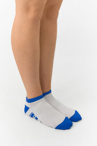 Pure Ladies 2 Pair Pack Of Trainer Golf Socks- Royal Blue