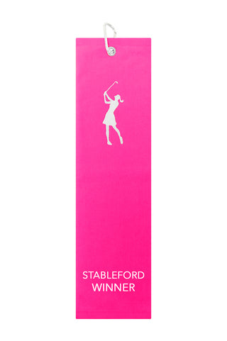 Stableford Winner Tri Fold Golf Towel Prize