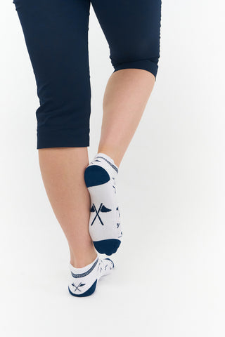 3 Pack Ladies Golf Socks- Navy