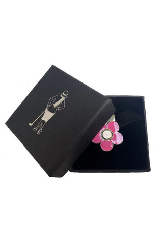 Flower Golf Visor Clip and Gift Box