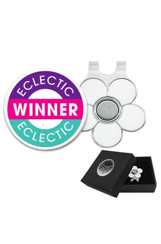 Eclectic Winner Ball Marker and Visor Clip in Presentation Gift Box