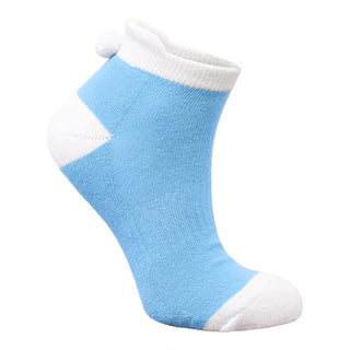 Surprizeshop 5 Pair Pack Of Ladies Pom Pom Golf Socks - Multi Coloured