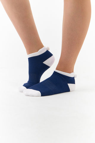 Surprizeshop 5 Pair Pack Of Ladies Pom Pom Golf Socks - Multi Coloured