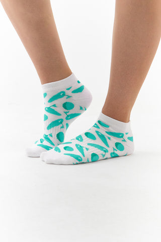 Ladies Golf Trainer Socks 3 Pack - Golf Theme