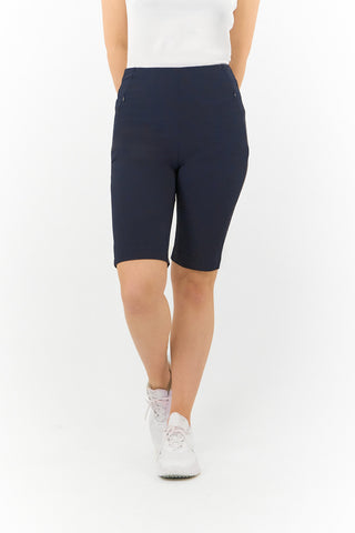 Tail Golf Allure Pull On Ladies Golf Shorts (57cm) - Navy