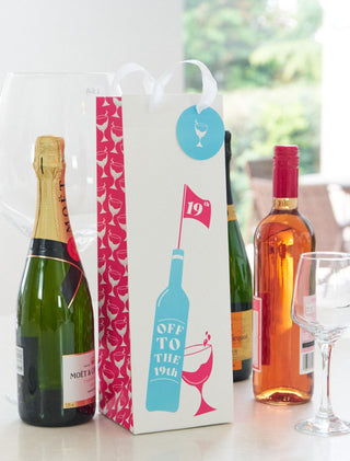 3 Pack Wine Bag - Get Me To The 19th Hole