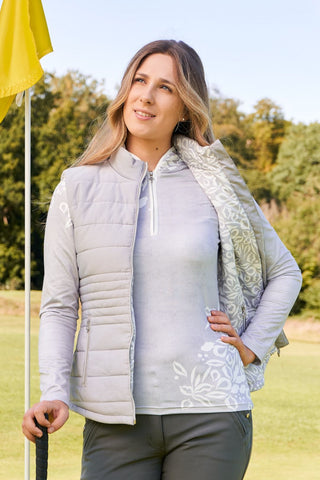 Pure Golf Eve Reversible Ladies Golf Gilet - Winter Foliage