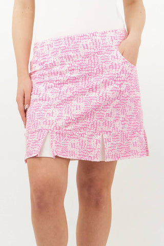 Alda Pull-On Women's Golf Skort - Candy Pebble