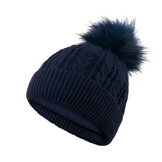 Surprizeshop Ladies Waterproof Bobble Ladies Golf Hat - Navy