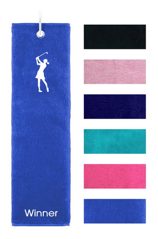 Winner Tri Fold Golf Towel Prize