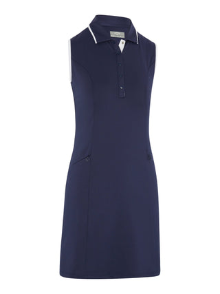 Callaway Golf Ladies Sleeveless Dress with Snap Placket - Peacoat