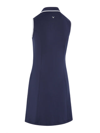 Callaway Golf Ladies Sleeveless Dress with Snap Placket - Peacoat