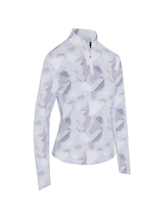Callaway Active Geo Sun Protection Golf Top - Brilliant White