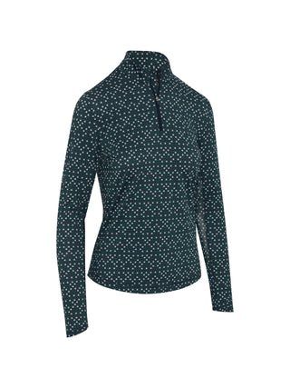 Callaway Framing Geo Long Sleeve Golf Top - Peacoat