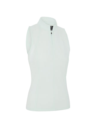 Callaway Rib Play Sleeveless Mock Polo - Salt Air