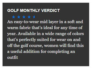 Mist Ladies Golf Full Zip Mid Layer - Azalea