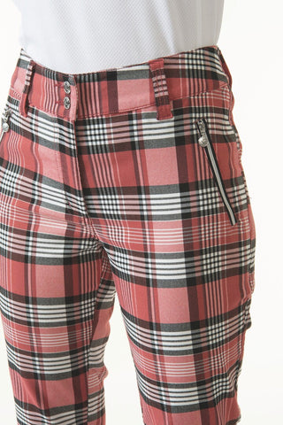 Daily Sports Jodie  Ladies Golf Trousers - Check - 32 inch