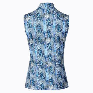 Daily Sports Felice Sleeveless Polo Shirt - Ocean