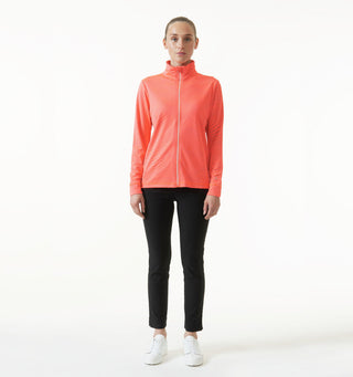 Daily Sports Alycia Long Sleeve Full Zip Top - Fushion