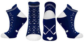 3 Pack Ladies Golf Socks- Navy