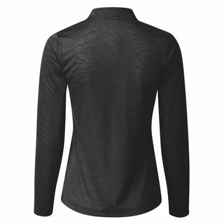 Daily Sports Ajaccio Long Sleeve Polo Shirt - Black