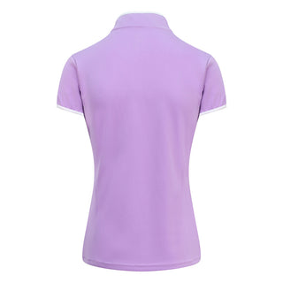 Bloom Cap Sleeve Ladies Golf Polo Shirt - Lilac