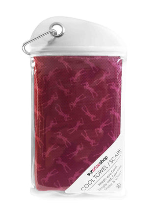 Lady Golfer Cooling Scarf & Neck Towel - Pink