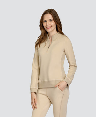 Tail Ladies Alessa Long Sleeve Polo - Sand