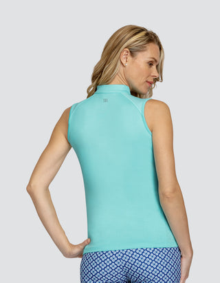 Tail Ladies Caro Sleeveless Polo - Merry Blue