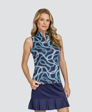 Tail Ladies Monarch Sleeveless Polo - Organic Wave
