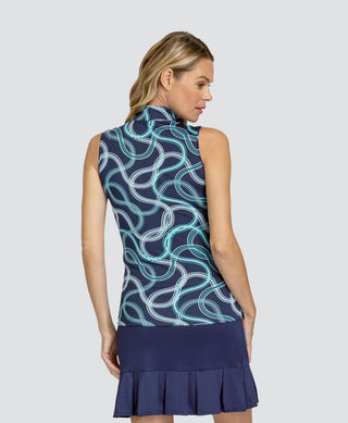 Tail Ladies Monarch Sleeveless Polo - Organic Wave
