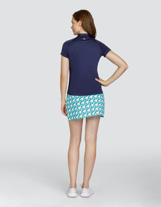 Tail Ladies Rumina Short Sleeve Polo - Navy Blue