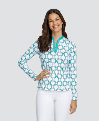 Tail Ladies Koa Long Sleeve Polo - Savannah Links