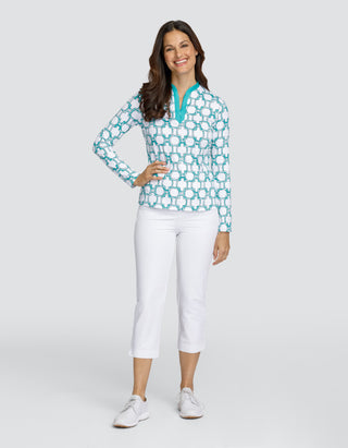 Tail Ladies Koa Long Sleeve Polo - Savannah Links