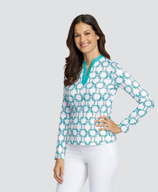 Tail Ladies Koa Long Sleeve Polo - Savannah Links