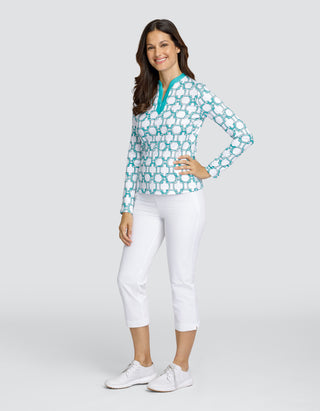 Tail Ladies Koa Long Sleeve Polo - Savannah Links