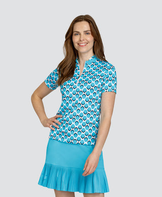 Tail Ladies Jo Short Sleeve Polo - Radient Geo