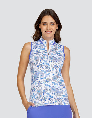 Tail Ladies Golf RiRi Sleeveless Top - Paisley Paradise
