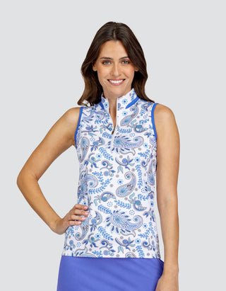 Tail Ladies Golf RiRi Sleeveless Top - Paisley Paradise
