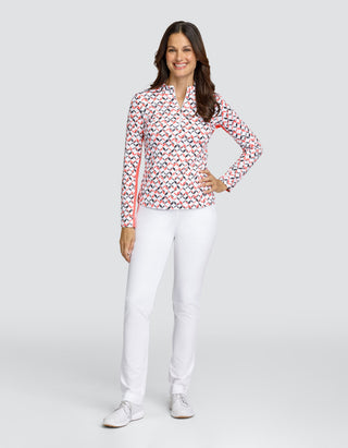Tail Ladies Nashala Long Sleeve Polo - Levels