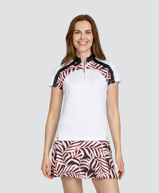 Tail Ladies Edyna Short Sleeve Polo - Nirvana Palms