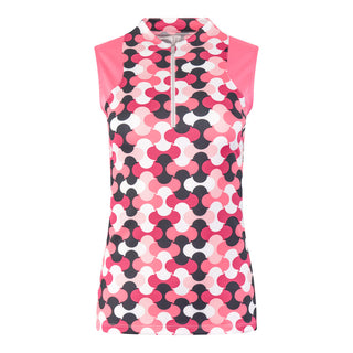 Tail Ladies Golf Lyon Sleeveless Top - Marsaille Geo