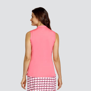 Tail Ladies Golf Lander Sleeveless Top - Strawberry Pink