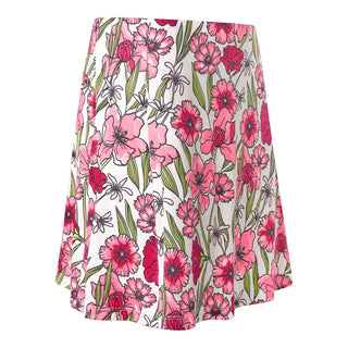 Tail Ladies Daylah Pull On Golf Skort - Strawberry Blossoms