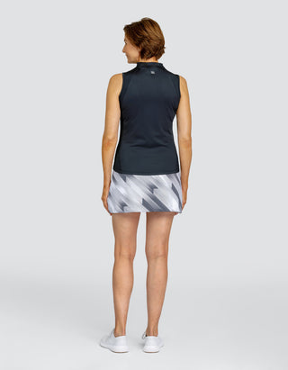 Tail Ladies Golf Soiree Sleeveless Golf Polo Shirt - Onyx