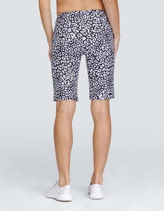 Tail Ladies Golf Mulligan Pull On Short 53cm- Black Leopard