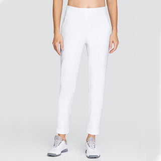 Tail Ladies Allure Pull On Ankle Golf Trousers (28 Inch) - White