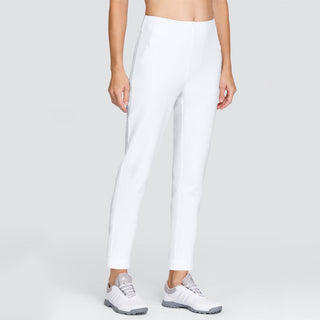 Tail Ladies Allure Pull On Ankle Golf Trousers (28 Inch) - White
